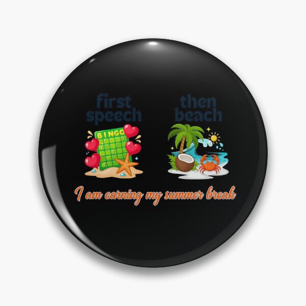 Item preview, First Speech Then Beach Earning Summer Break designed and sold by conliftporber.