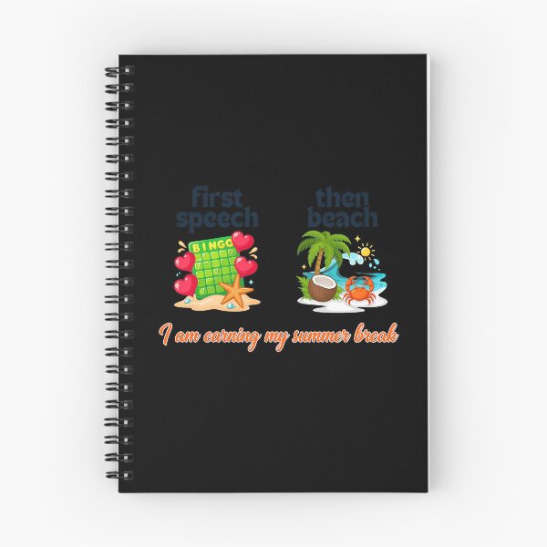 Item preview, First Speech Then Beach Earning Summer Break designed and sold by conliftporber.