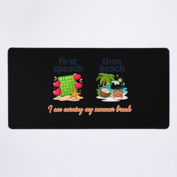 Item preview, First Speech Then Beach Earning Summer Break designed and sold by conliftporber.