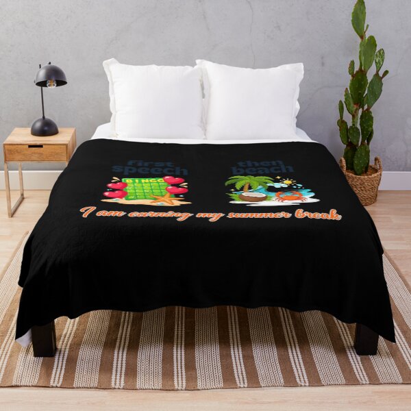 Item preview, First Speech Then Beach Earning Summer Break designed and sold by conliftporber.