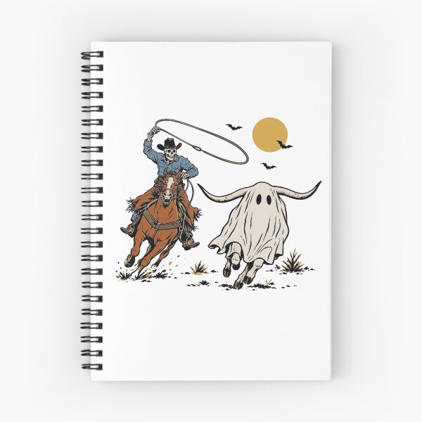 Item preview, Halloween Cowboy, Skeleton Rider Roping Ghost designed and sold by flory-baff-mint.