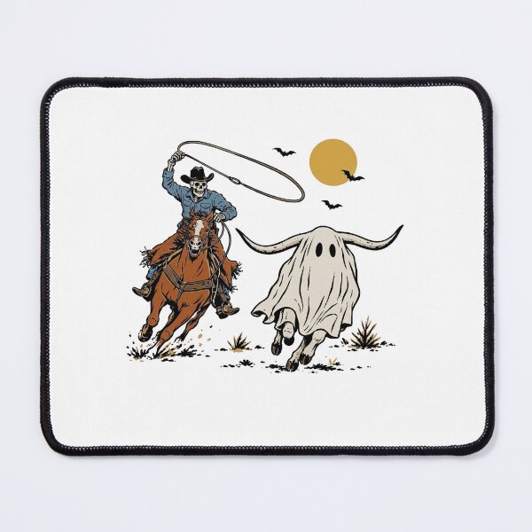 Item preview, Halloween Cowboy, Skeleton Rider Roping Ghost designed and sold by flory-baff-mint.