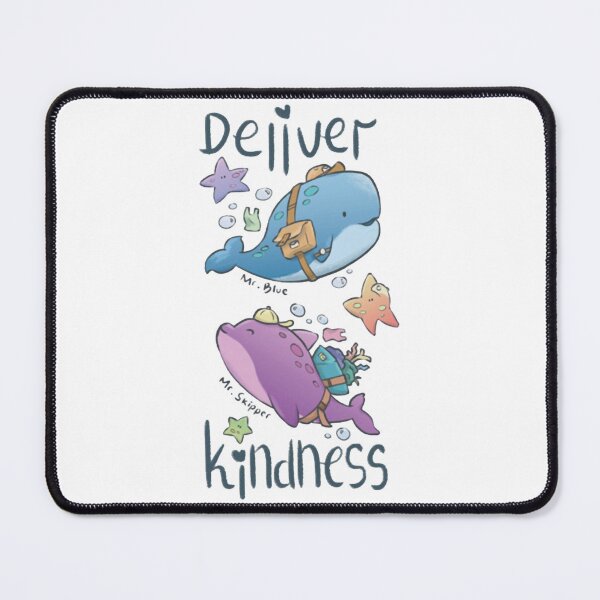 Item preview, Mr Blue Mr Skipper Deliver Kindness Cute Ocean Whale Art designed and sold by Yhyastudioa.