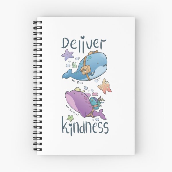Item preview, Mr Blue Mr Skipper Deliver Kindness Cute Ocean Whale Art designed and sold by Yhyastudioa.