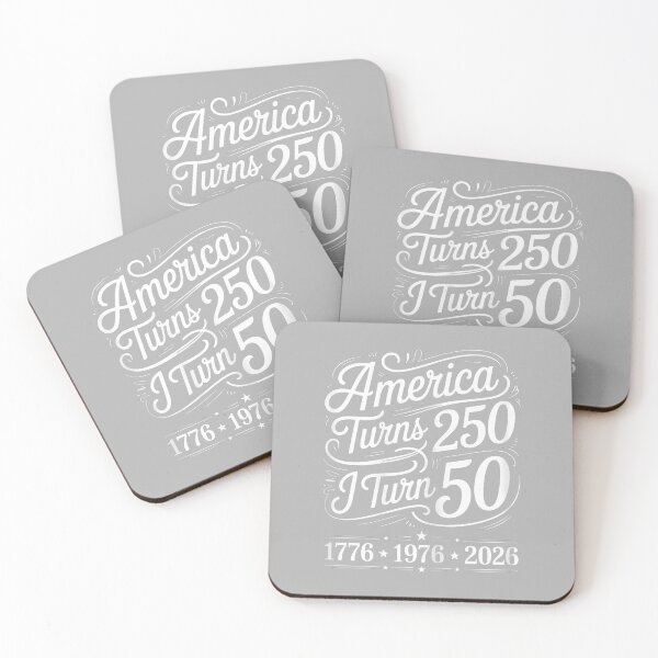 Item preview, America Turns 250 I Turn 50 Funny Birthday 50th Born 1976 designed and sold by ArleneRowe.