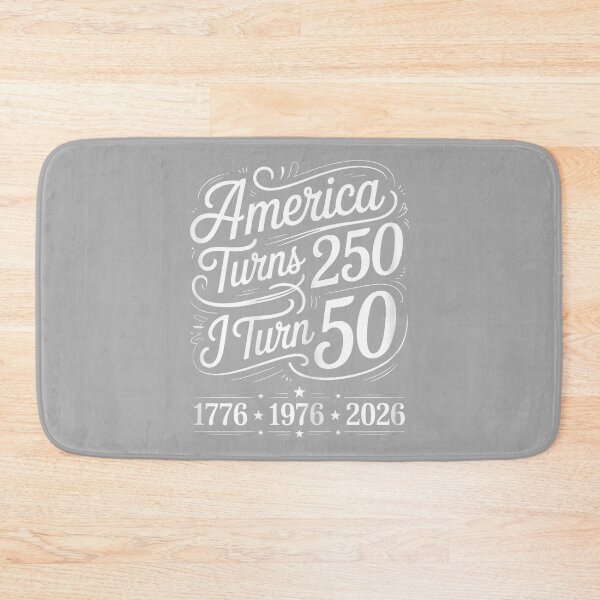 Item preview, America Turns 250 I Turn 50 Funny Birthday 50th Born 1976 designed and sold by ArleneRowe.