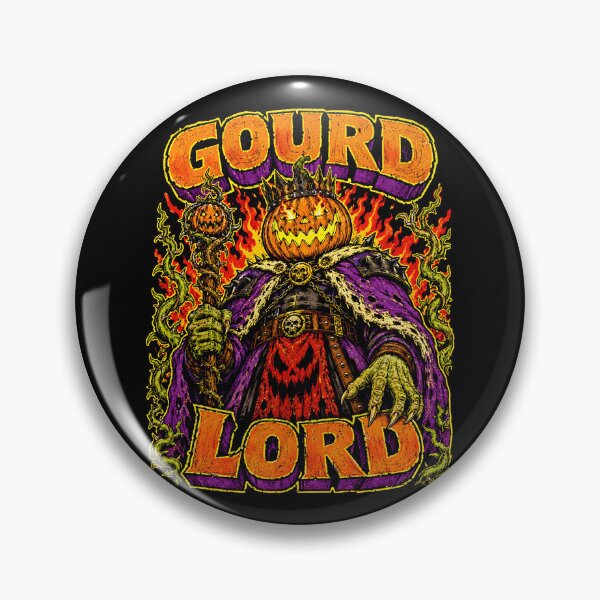 Item preview, Gourd Lord Pumpkin King of Halloween designed and sold by Victor Shadehorn.