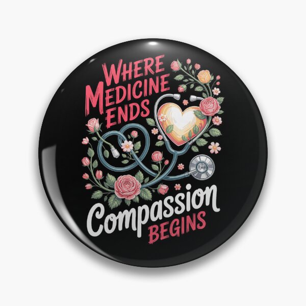 Item preview, Where Medicine Ends Compassion Begins Hospice Nurse designed and sold by VioletNance.