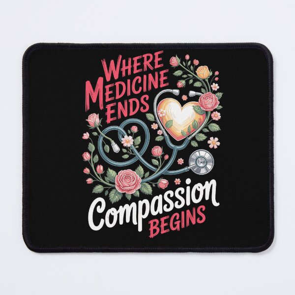 Item preview, Where Medicine Ends Compassion Begins Hospice Nurse designed and sold by VioletNance.