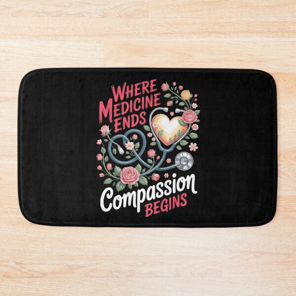 Item preview, Where Medicine Ends Compassion Begins Hospice Nurse designed and sold by VioletNance.