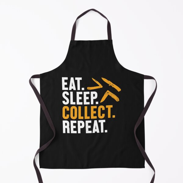 Item preview, Eat Sleep Collect Repeat Knife Hobbyist Design designed and sold by dlpfjokns.