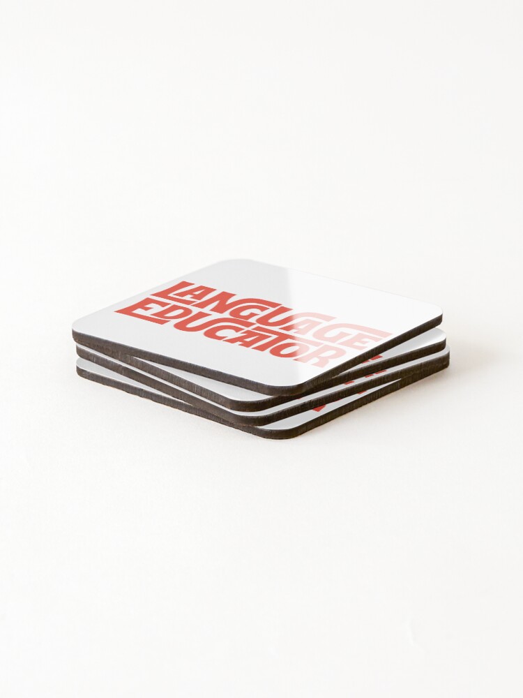Thumbnail 4 of 5, Coasters (Set of 4), Language Educator designed and sold by powerfullyisa.