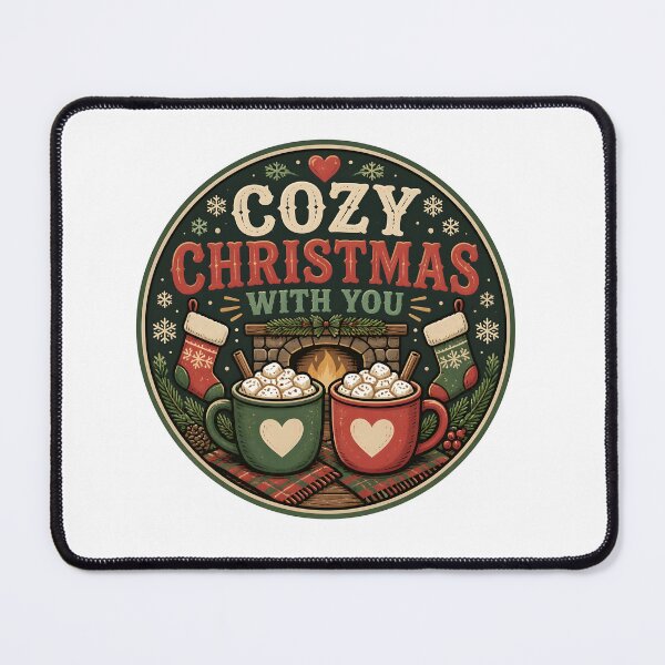 Item preview, Cozy Christmas With You Cute Romantic Holiday Couple Gift designed and sold by KristenosNehk.