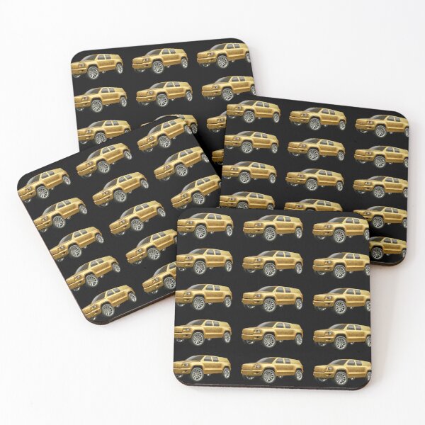 Item preview, Gold Monster truck polarized glass car designed and sold by C3R0.