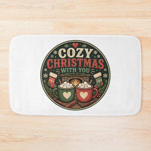 Item preview, Cozy Christmas With You Cute Romantic Holiday Couple Gift designed and sold by KristenosNehk.