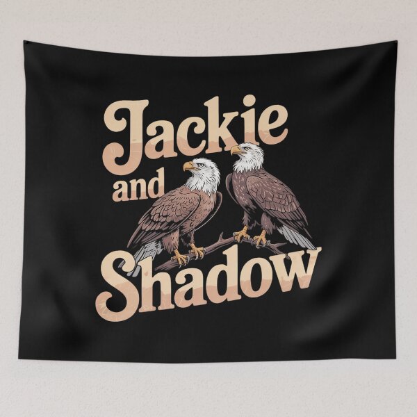 Item preview, Jackie And Shadow Bald Eagle designed and sold by MarkerHarles.