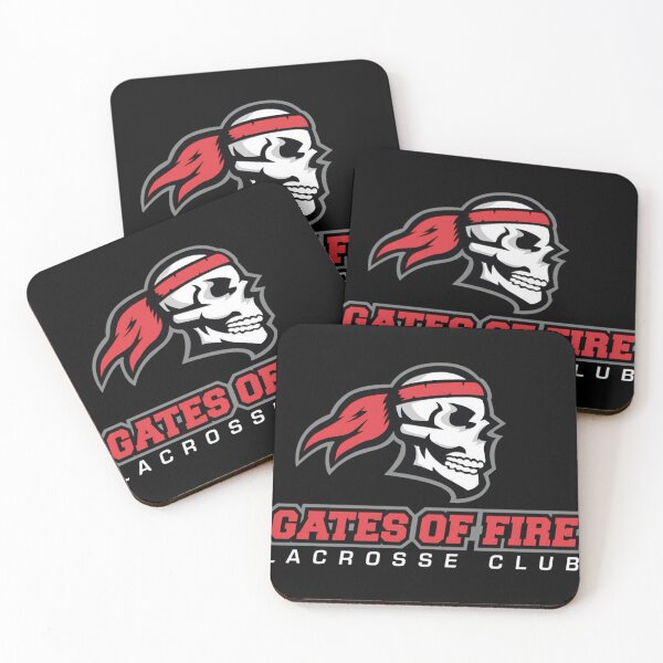 Item preview, Gates Of Fire Lacrosse Club Red Logo T-Shirt designed and sold by ChunkyCharm.