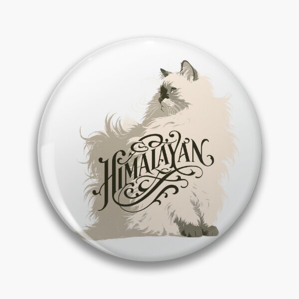 Item preview, Himalayan Cat Word Art | Typography Cat Silhouette Design designed and sold by AyfuDesigns.