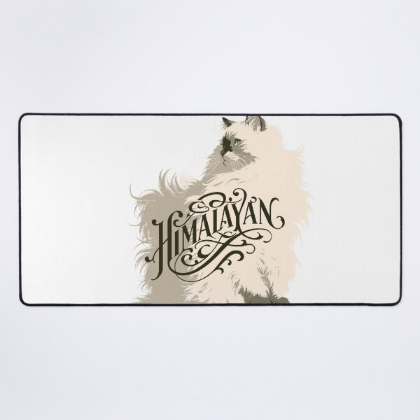Item preview, Himalayan Cat Word Art | Typography Cat Silhouette Design designed and sold by AyfuDesigns.
