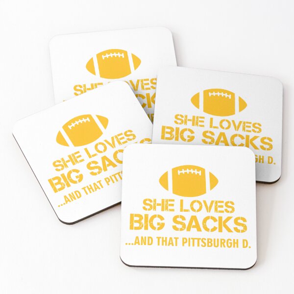 Item preview, She Loves Big Sacks and That Pittsburgh D Funny Football Design designed and sold by TracyDenn85278.