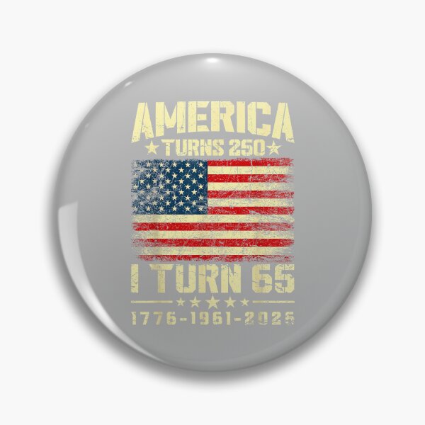 Item preview, America Turns 250 I Turn 65 250th Anniversary 65th Birthday designed and sold by ArleneRowe.