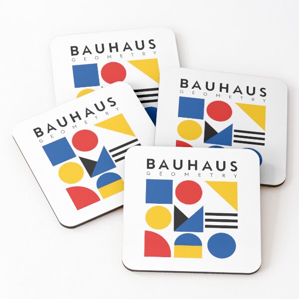 Item preview, Bauhaus Geometry – Bold Primary Color Shapes – Modern Minimalist Abstract Art – Bauhaus Poster Design designed and sold by bobscraze.