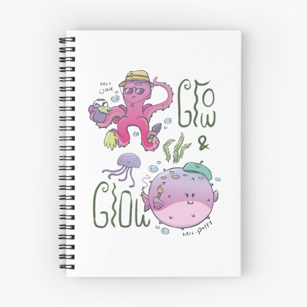 Item preview, Mrs Ollie Mrs Puffy Grow And Grow Cute Octopus Pufferfish Art designed and sold by Yhyastudioa.