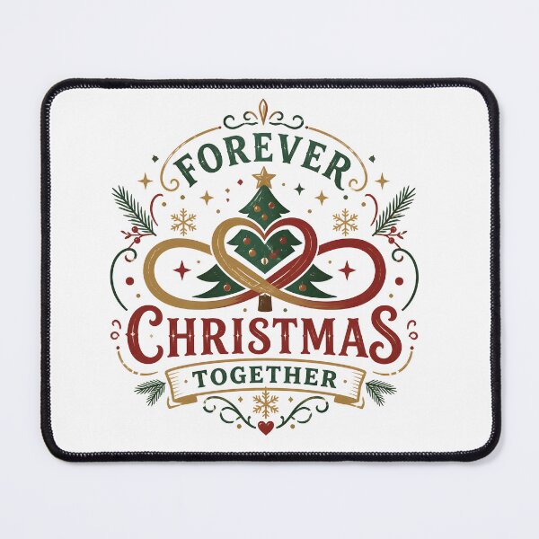Item preview, Forever Christmas Together Romantic Couple Holiday Gift designed and sold by KristenosNehk.