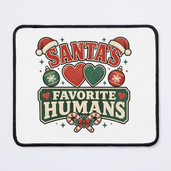 Item preview, Santa's Favorite Humans Funny Matching Christmas Couple Gift designed and sold by KristenosNehk.