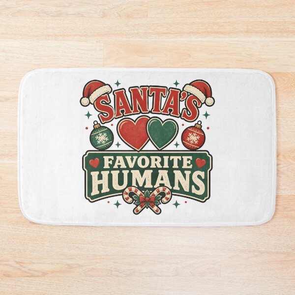 Item preview, Santa's Favorite Humans Funny Matching Christmas Couple Gift designed and sold by KristenosNehk.