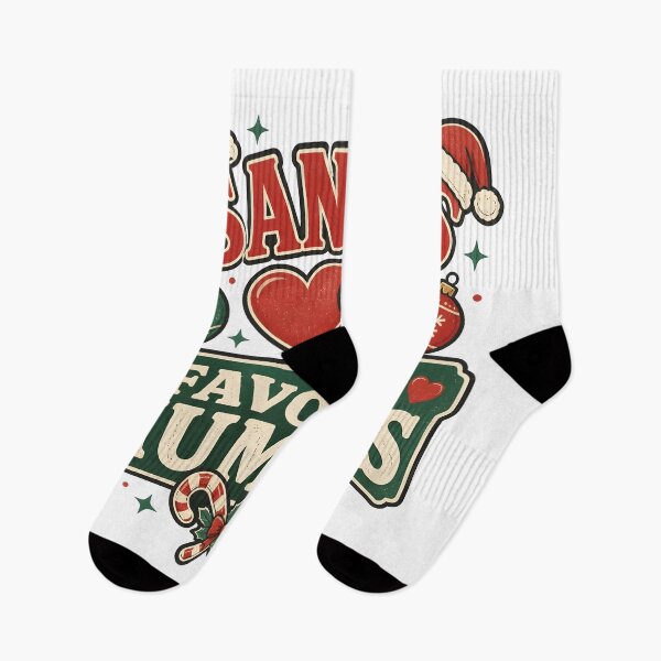 Item preview, Santa's Favorite Humans Funny Matching Christmas Couple Gift designed and sold by KristenosNehk.