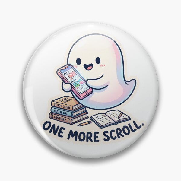 Item preview, Not now, let me check my feed one more time! designed and sold by Only Words.