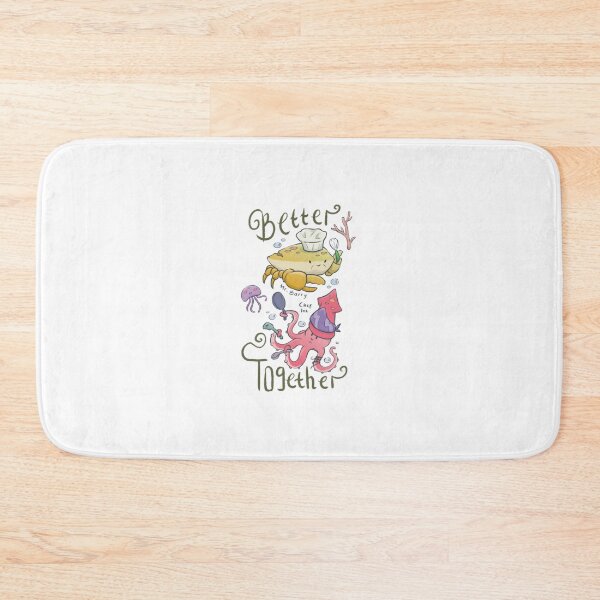 Item preview, Mr Barry Chef Ink Better Together Cute Crab Squid Art designed and sold by Yhyastudioa.