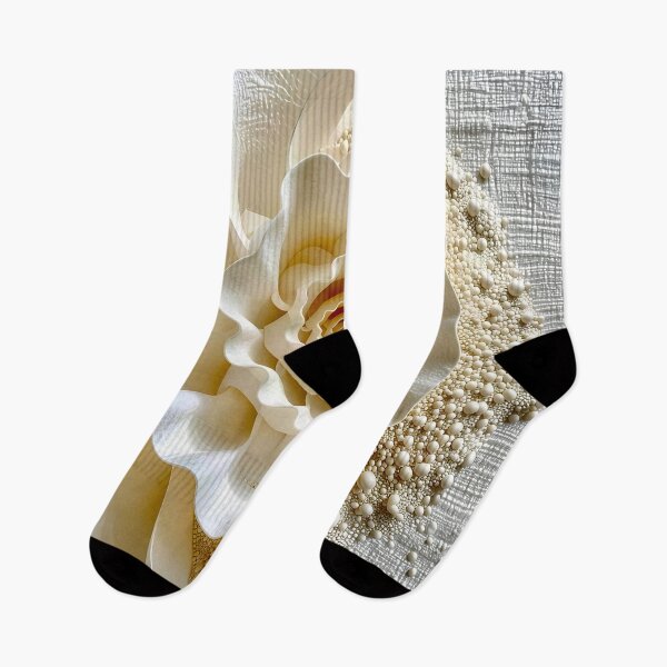 Item preview, Intricate Spiral Design in Ivory and White designed and sold by Vicky Brago-Mitchell®.