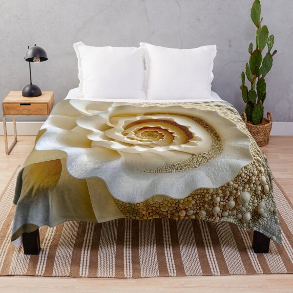 Item preview, Intricate Spiral Design in Ivory and White designed and sold by Vicky Brago-Mitchell®.