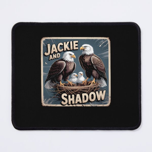 Item preview, Jackie And Shadow Bald Eagle designed and sold by MarkerHarles.