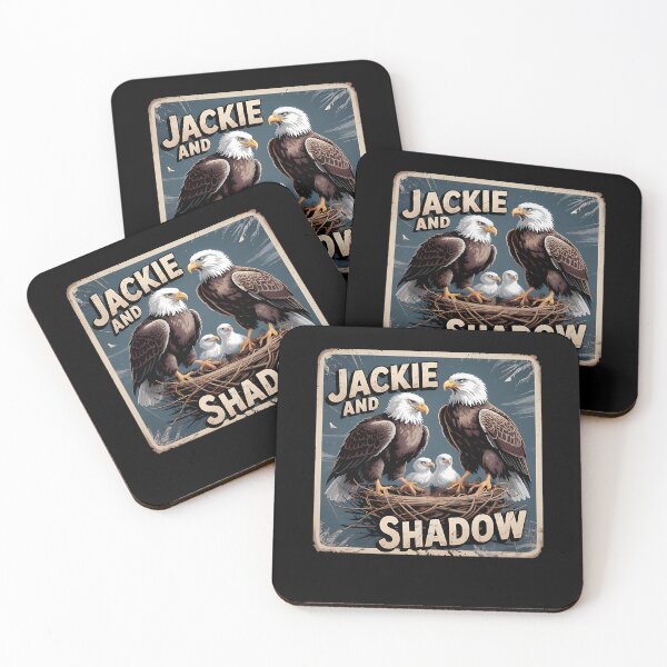 Item preview, Jackie And Shadow Bald Eagle designed and sold by MarkerHarles.