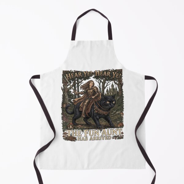 Item preview, Funny Hear Ye Hear Ye The Fun Aunt Has Arrived Medieval Knight Cat Art designed and sold by fungyar.