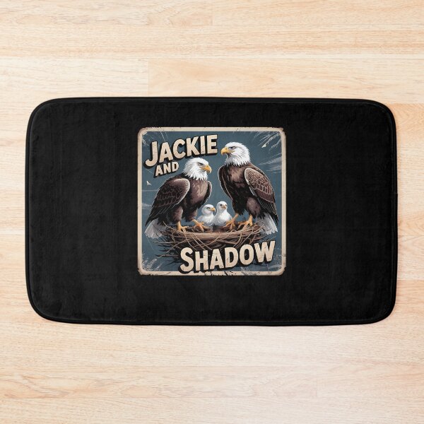 Item preview, Jackie And Shadow Bald Eagle designed and sold by MarkerHarles.