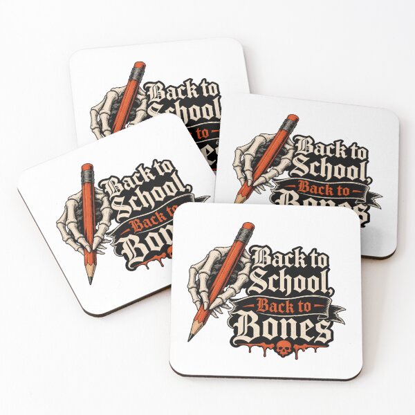 Item preview, Back to School Back to Bones Gothic Skeleton Design designed and sold by Uglyandcute.