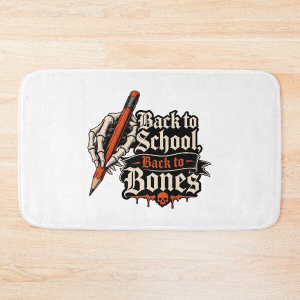 Item preview, Back to School Back to Bones Gothic Skeleton Design designed and sold by Uglyandcute.