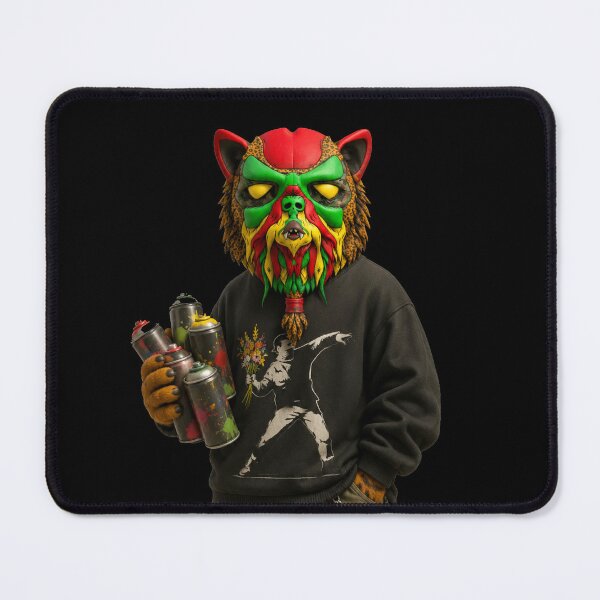 Item preview, BRTHRCNK FSHNKLLRS Tiger Mask Graffiti Streetwear Urban Art designed and sold by BRTHRCNK01.
