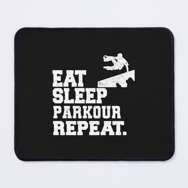 Item preview, 1....Eat Sleep Parkour Repeat Action Sports Silhouette designed and sold by oqgdkdunv.