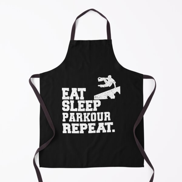 Item preview, 1....Eat Sleep Parkour Repeat Action Sports Silhouette designed and sold by oqgdkdunv.
