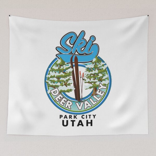 Item preview, Deer Valley Park City Utah Ski logo T-Shirt designed and sold by SassyBrew.