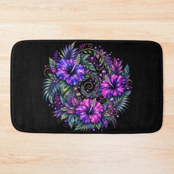 Item preview, Witch's Magical Tropical Garden | Enchanted Hibiscus Art designed and sold by IamNolmo.