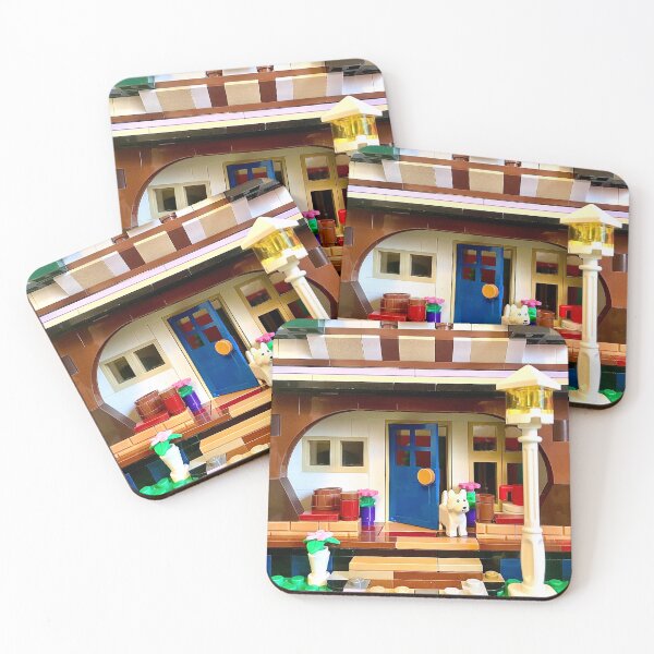 Item preview, Storybook Cottage and a White Scotty Dog designed and sold by Julia Marshall Felix.