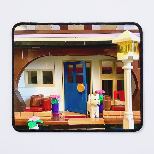 Item preview, Storybook Cottage and a White Scotty Dog designed and sold by Julia Marshall Felix.