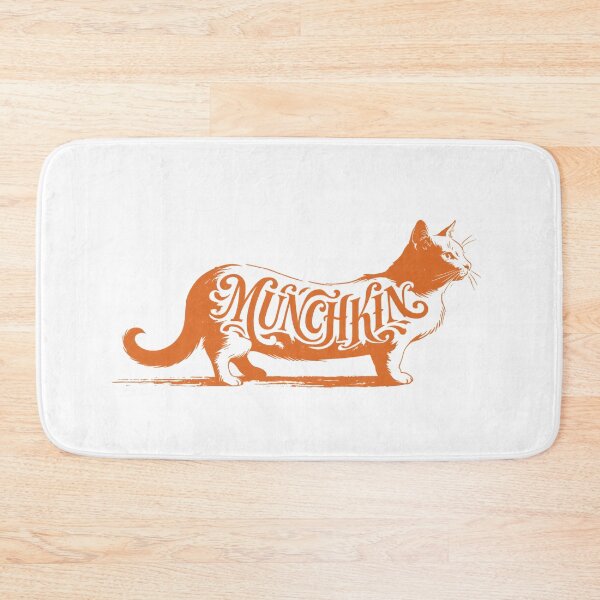 Item preview, Munchkin Cat Word Art | Typography Cat Silhouette Design designed and sold by AyfuDesigns.