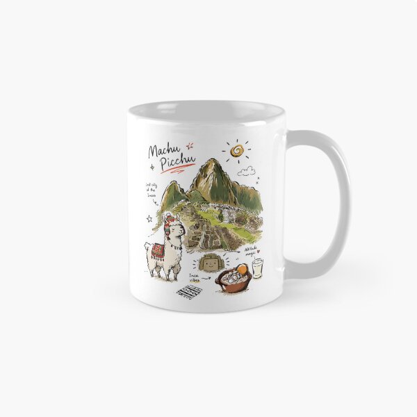 Item preview, Cute Machu Picchu Peru Doodle Art v2 designed and sold by RamyGallery.